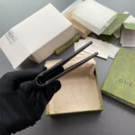 Replica Gucci Interlocking Wallet Black