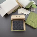 Replica Gucci Interlocking Wallet Black