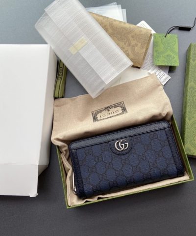 Replica Gucci Ophidia Zipper Wallet Black - high-quality designer bag dupe