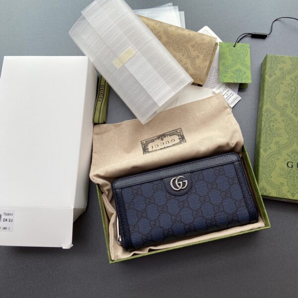 Gucci  Ophidia Zipper Wallet Black - Image 2