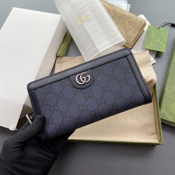 Gucci  Ophidia Zipper Wallet Black - Image 9
