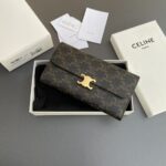 Celine Triumphe Long Wallet - top-grade luxury bag dupe