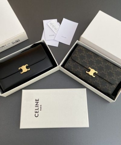 Celine Triumphe Long Wallet - best quality fake designer bag