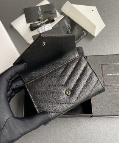 Yves Saint Laurent Two-fold Wallet - best quality fake designer bag