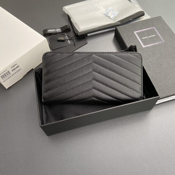Yves Saint Laurent Long Zippered Wallet - Image 2