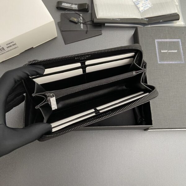 Yves Saint Laurent Long Zippered Wallet - Image 5