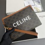 Celine Triumphe Clutch Brown - top-grade luxury bag dupe