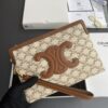 Celine Triumphe Clutch White - high-end replica designer purse