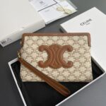 Celine Triumphe Clutch White - high-end replica designer purse