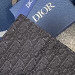 Replica Dior Bi Fold Card Holder Black