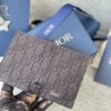 Replica Dior Bi Fold Card Holder Black - premium superclone handbag