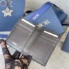 Replica Dior Bi Fold Card Holder Black - premium superclone handbag