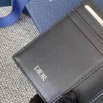 Replica Dior Bi Fold Card Holder Oblique White - designer handbag clone