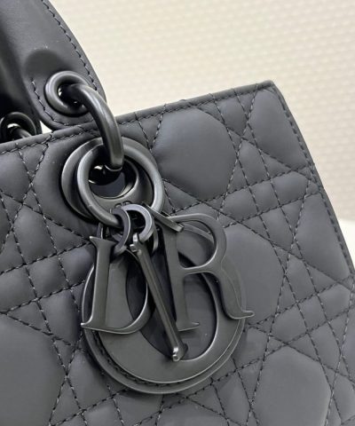 Fake Dior Lady D – Joy Large Bag Black Matte - high-end replica designer purse