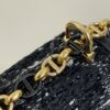 Fake Dior Miss Caro Black Wool - premium superclone handbag