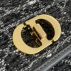 Fake Dior Miss Caro Black Wool - 1:1 premium replica handbag