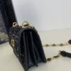 Fake Dior Miss Caro Black Wool - 1:1 premium replica handbag