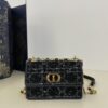 Fake Dior Miss Caro Black Wool - top-grade luxury bag dupe
