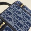 Replica Dior 30 Montaigne Vanity Denim Blue - premium superclone handbag