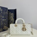 Replica Dior Lady D – Joy Large Bag New White