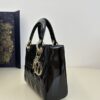 Replica Lady Dior Patent Black Abc - designer handbag clone