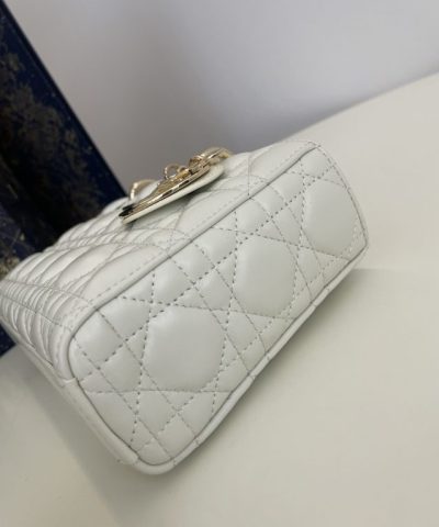 Fake Dior Lady D – Joy Large Bag White - premium superclone handbag
