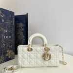 Replica Dior Lady D – Joy Large Bag White