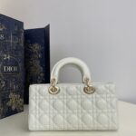 Replica Dior Lady D – Joy Large Bag White