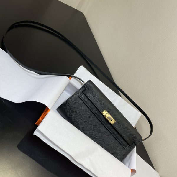 Replica Hermès Kelly Elan Black - 1:1 premium replica handbag