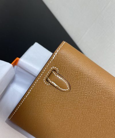 Fake Hermès Kelly Elan Brown - best quality fake designer bag