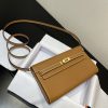 Fake Hermès Kelly Elan Brown - best quality fake designer bag