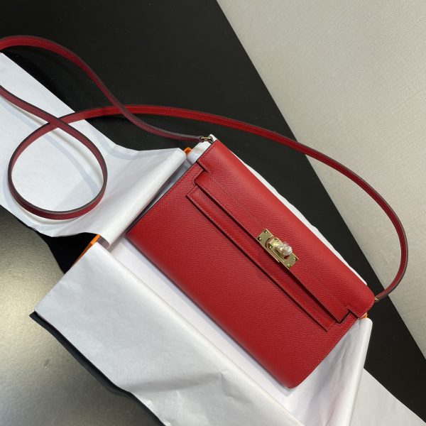 Replica Hermès Kelly Elan Red - affordable luxury replica bag