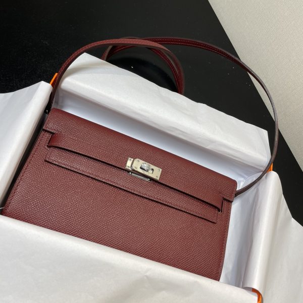 Replica Hermès Kelly Elan Bordeaux