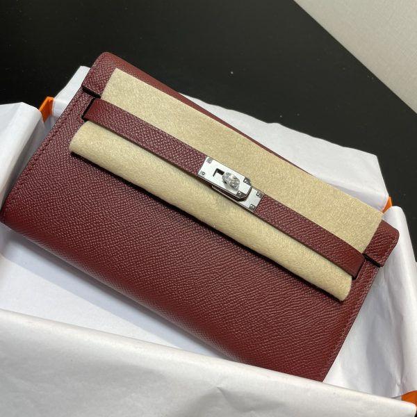 Replica Hermès Kelly Elan Bordeaux