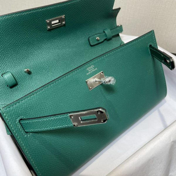 Replica Hermès Kelly Elan Green - 1:1 premium replica handbag