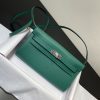 Fake Hermès Kelly Elan Green - premium superclone handbag