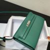 Fake Hermès Kelly Elan Green - premium superclone handbag
