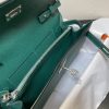 Fake Hermès Kelly Elan Green - top-grade luxury bag dupe