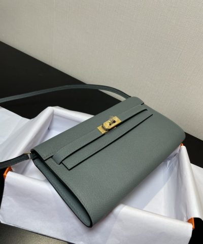 Replica Hermès Kelly Elan Mint Green - high-end replica designer purse