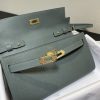 Replica Hermès Kelly Elan Mint Green - best quality fake designer bag