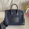 Replica Hermès Birkin Royal Blue Cargo - ultra-realistic fake purse