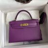 Fake Hermès Kelly Epsom Anemone Purple - designer handbag clone