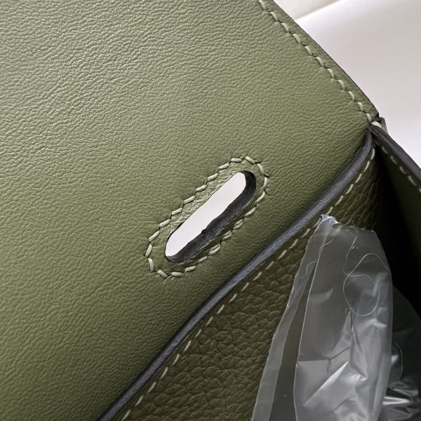 Replica Hermès Halzan Green