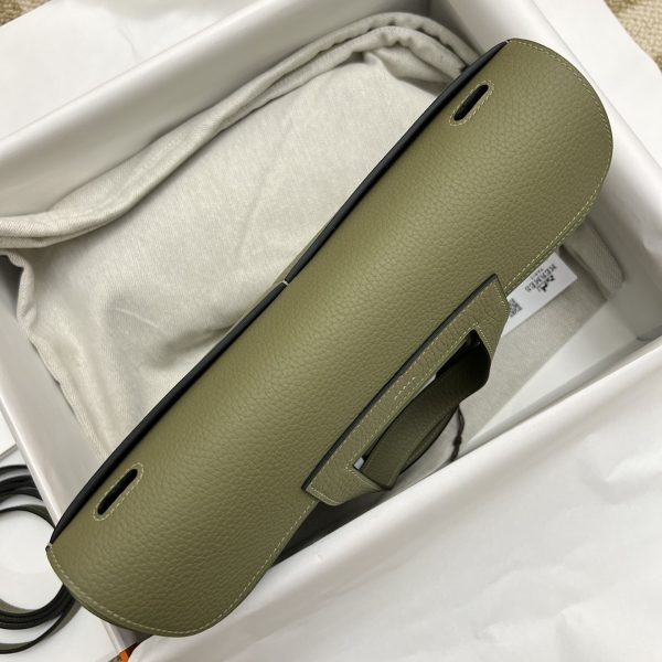 Replica Hermès Halzan Green
