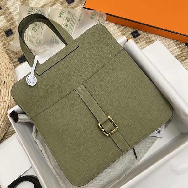 Replica Hermès Halzan Green