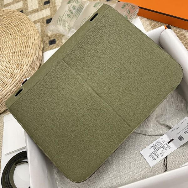 Replica Hermès Halzan Green