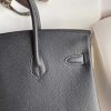 Replica Hermès Birkin Epsom Black Silver - 1:1 premium replica handbag