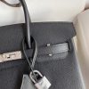 Replica Hermès Birkin Epsom Black Silver - top-grade luxury bag dupe