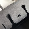 Replica Hermès Birkin Epsom Black Silver - best quality fake designer bag