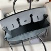 Replica Hermès Birkin Epsom Linen Blue Silver - premium superclone handbag